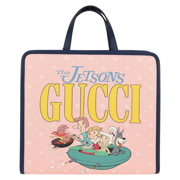 GUCCI GG Supreme Children's Hand Bag Pvc Pink Silver - Picture 13 of 16